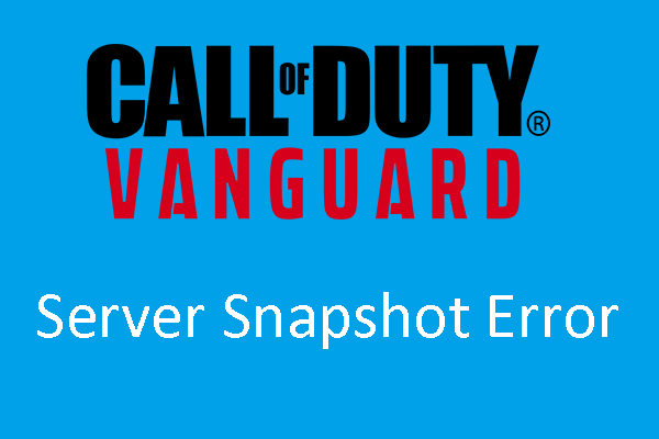 server snapshot error