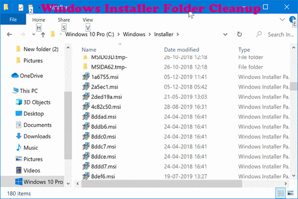 Windows Installer folder