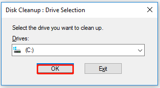 select a drive