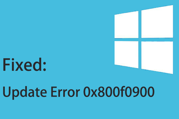 0x800f0900 thumbnail