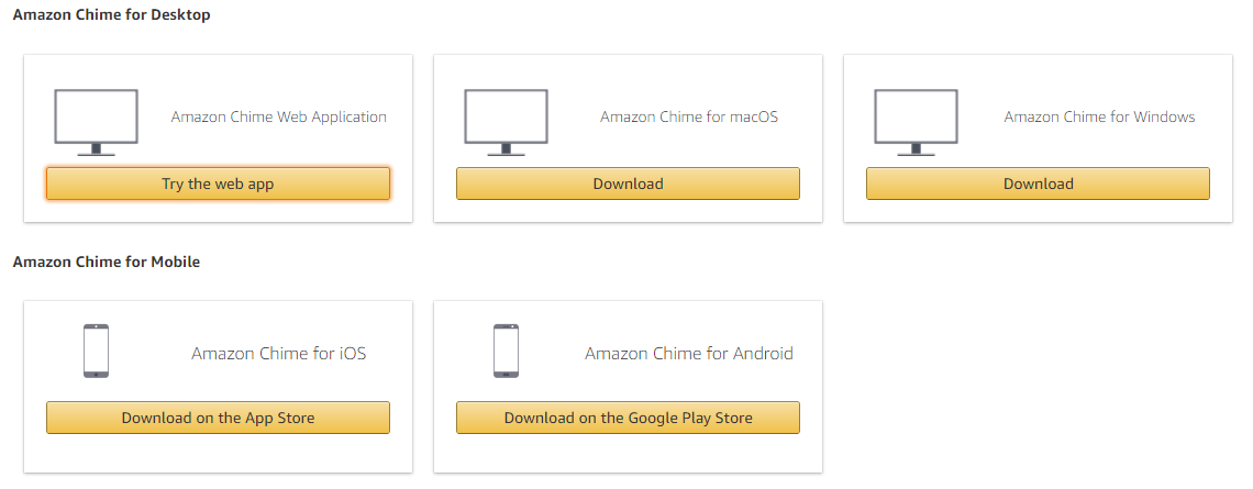 Amazon Chime download
