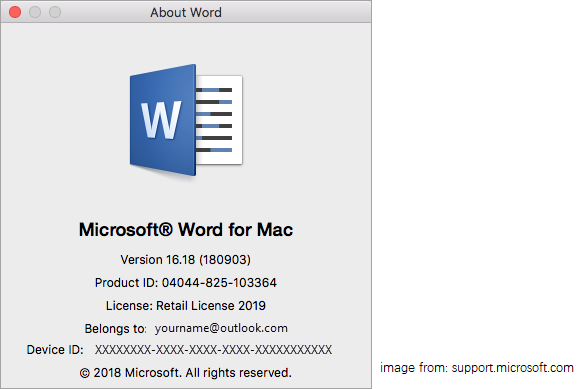 office versions for mac office versions for mac