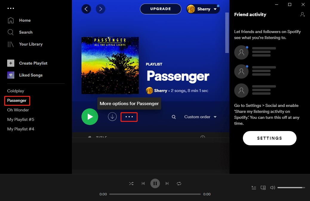 more options for passenger