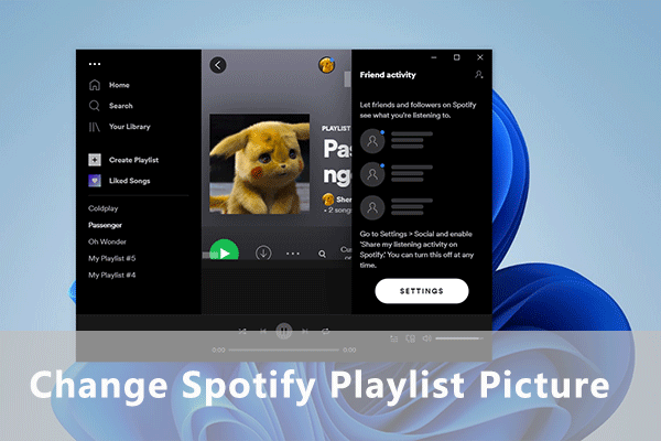 how to change Spotify playlist picture