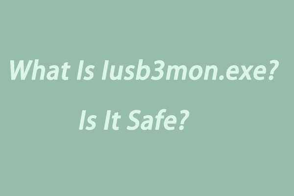 iusb3mon