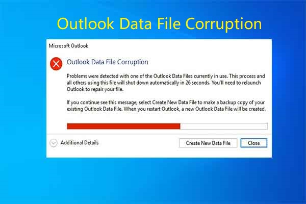 Outlook data file corruption