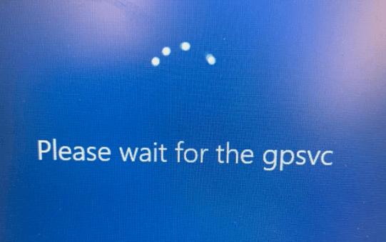 please wait for the GPSVC