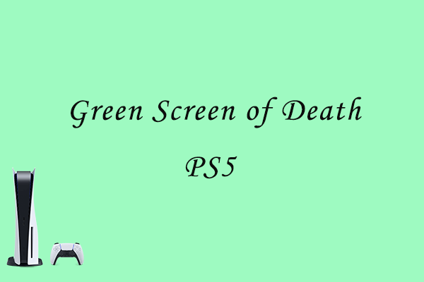 PS5 green screen