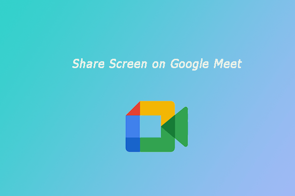 share screen on Google Meet