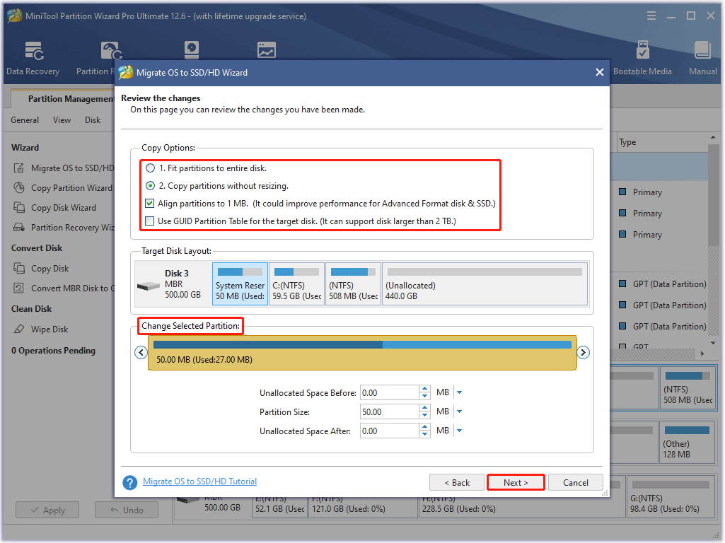 choose a copy method
