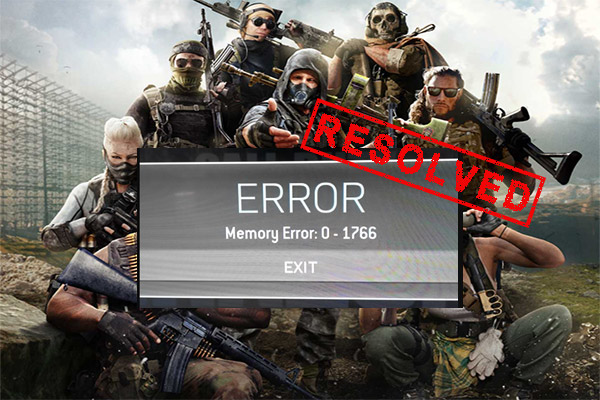 memory error 0-1766