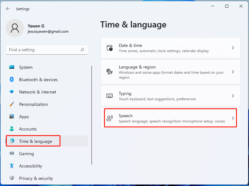 choose speech