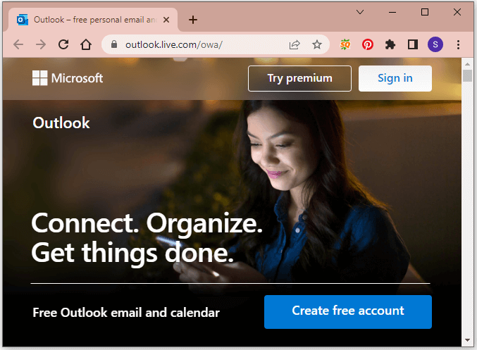 Outlook on the web