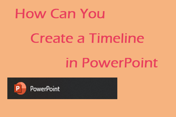 create a timeline in PowerPoint