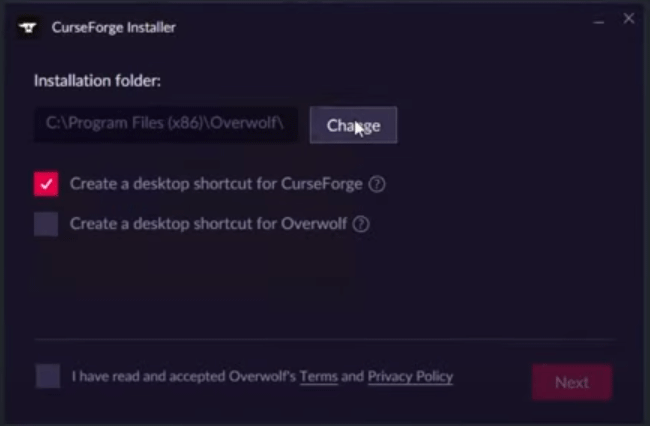 install CurseForge