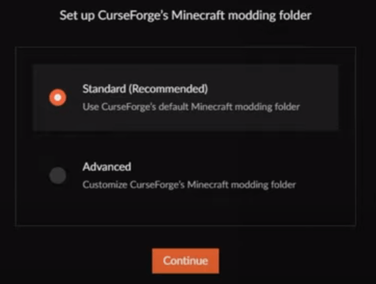 set up a Minecraft modding folder