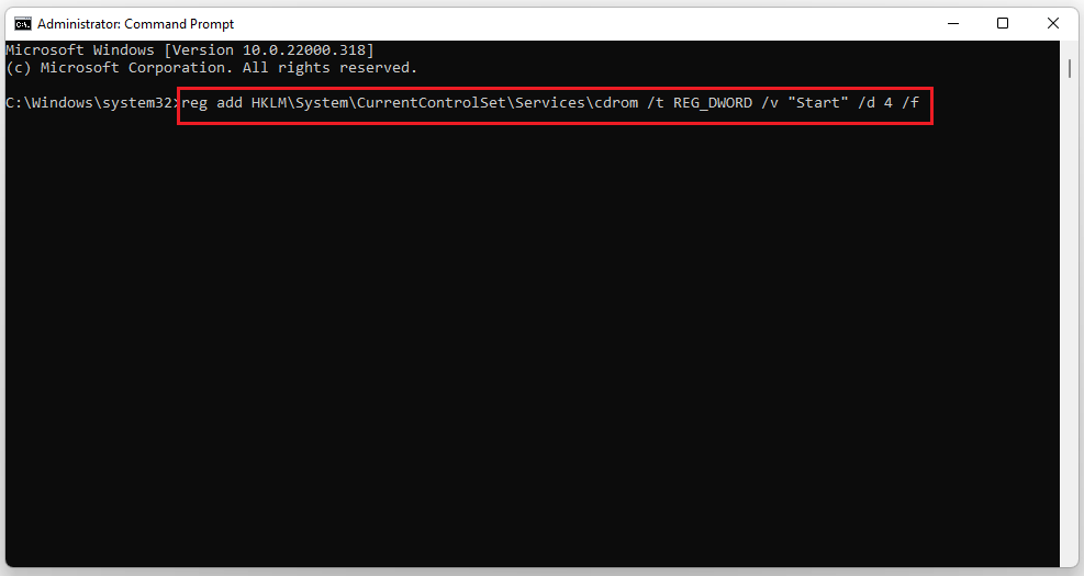 input command to disable USB ports