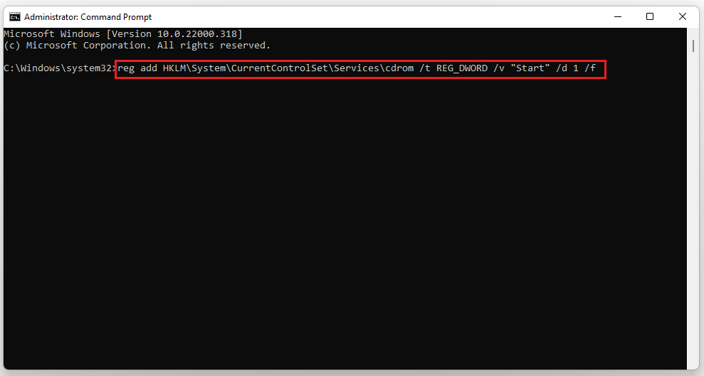 input command to enable USB ports
