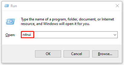 Type rstrui