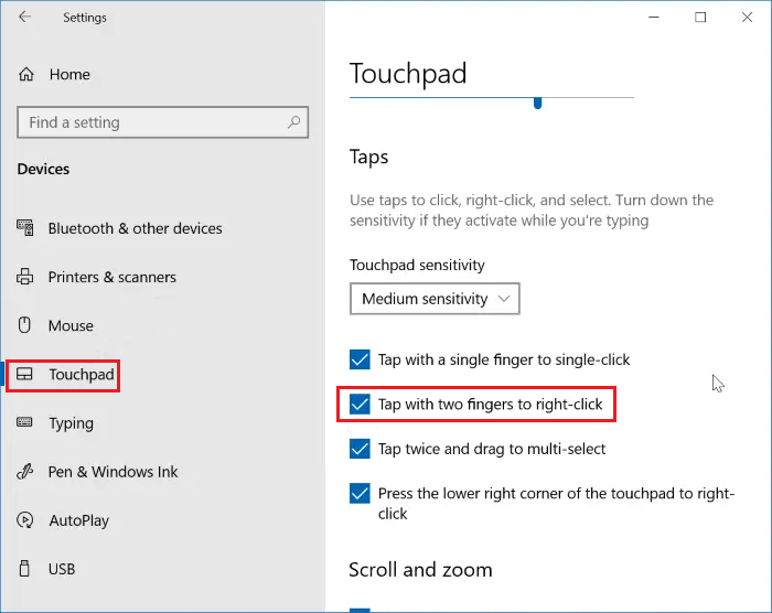 How To Setup 2 Finger Right Click on Windows Notebooks & Laptops