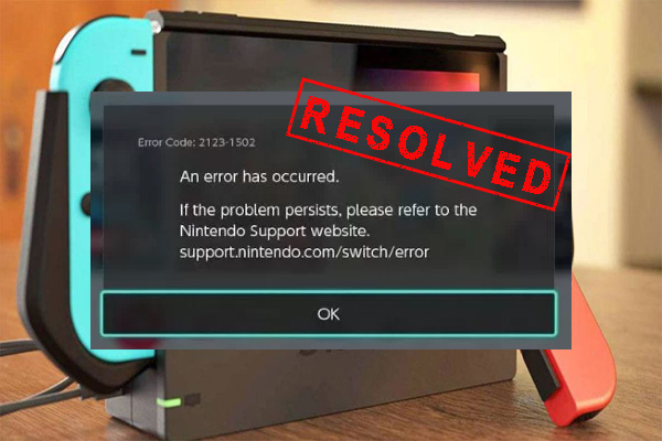 Switch error 2123-1502