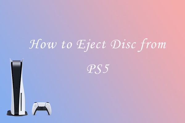 how to eject disc from PS5
