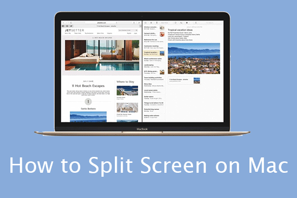how to split screen on Mac