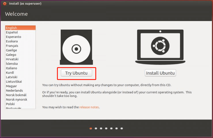 How to install ubuntu on usb create a portable ubuntu usb