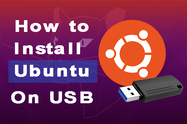 install Ubuntu on USB