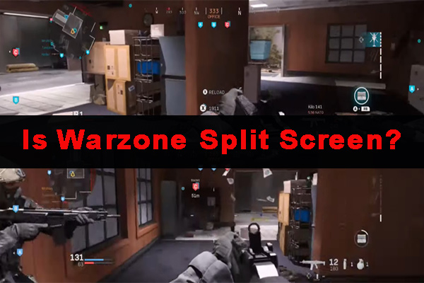 is Warzone split screen