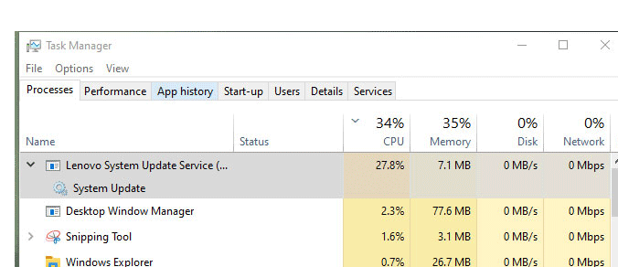 4 Ways to Fix the Lenovo System Update Service High CPU Issue 4 Ways to Fix the Lenovo System Update Service High CPU Issue