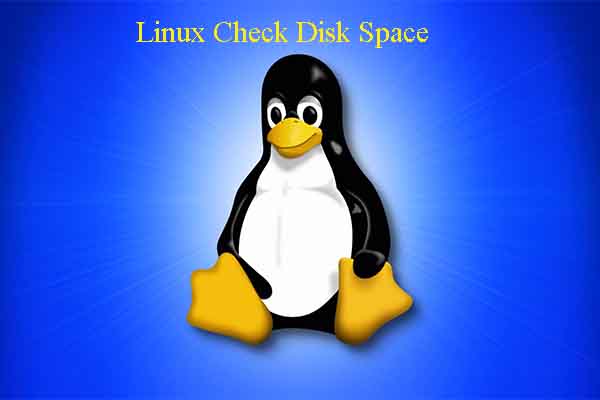 Linux check disk space