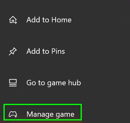 select the Manager game option