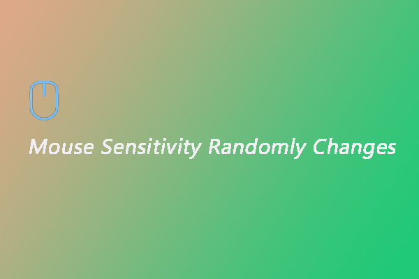 mouse sensitivity randomly changes