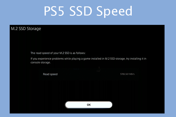 PS5 SSD speed
