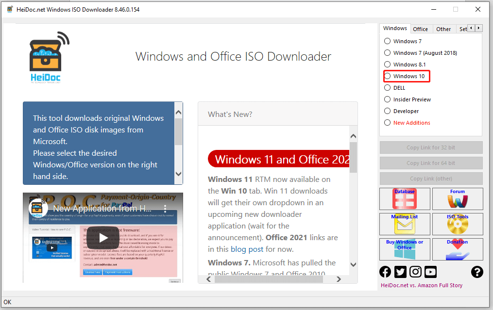 click Windows 10