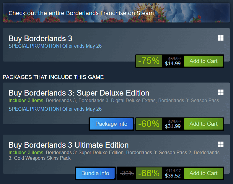 Borderlands 3 on Steam