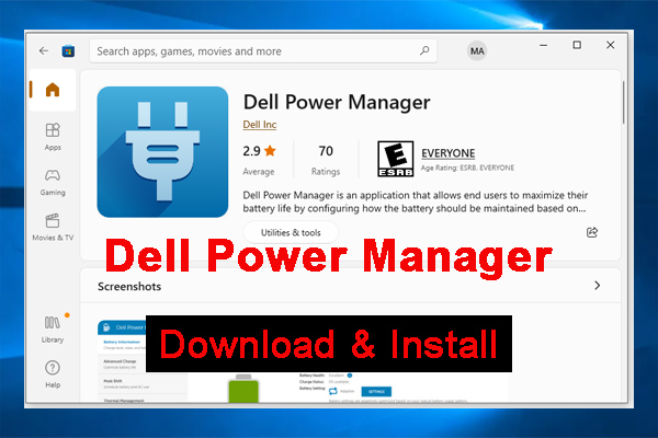dell power manager thumbnail