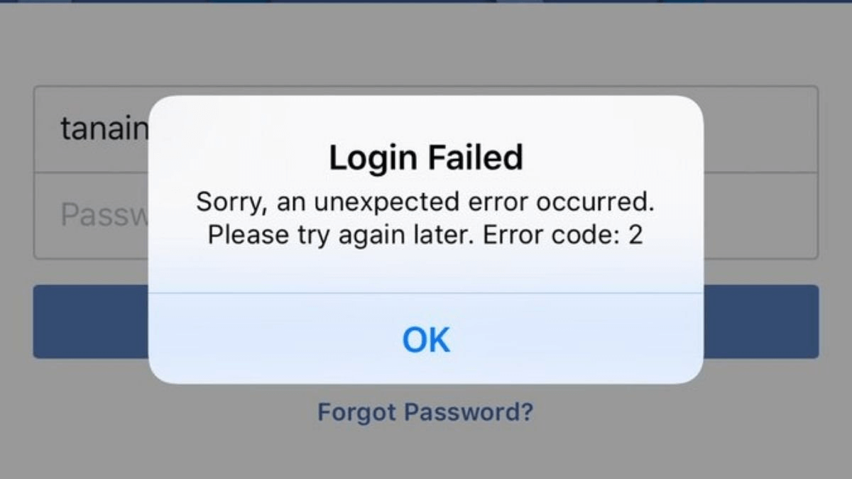 How To Fix Facebook Login Error On iPhone 
