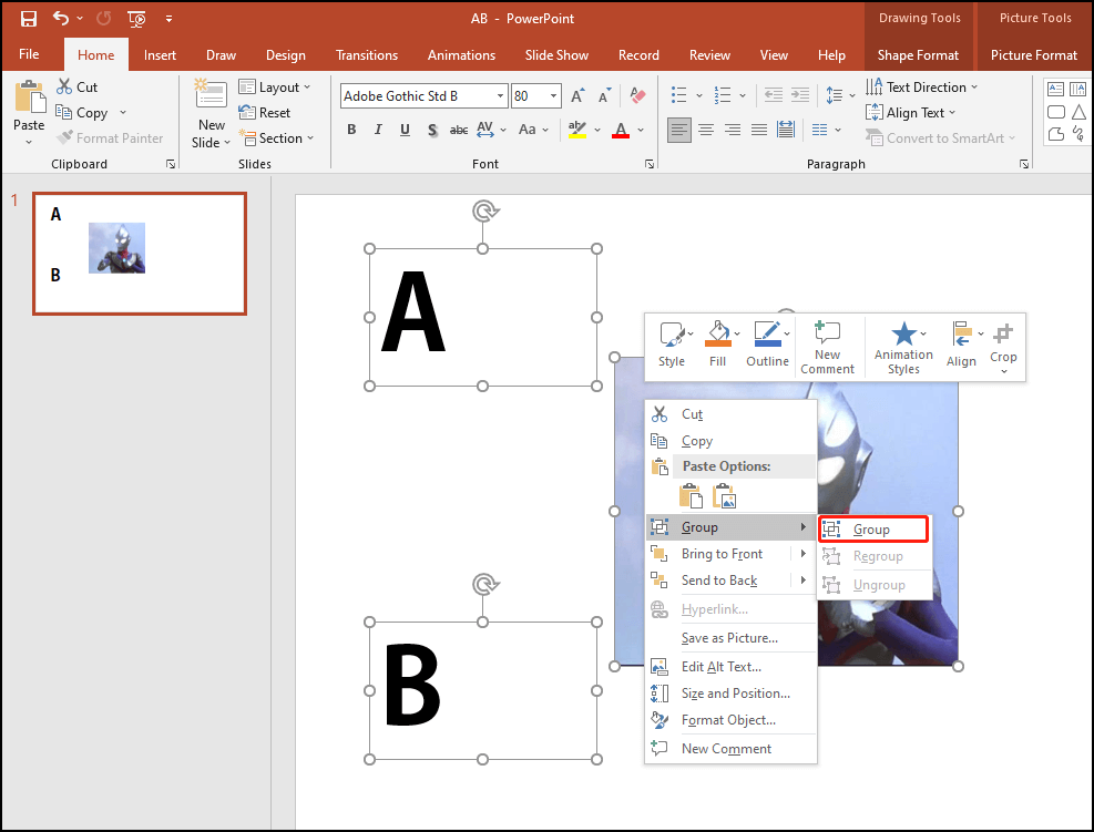how to make a group presentation on powerpoint