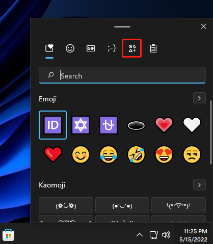 select Symbol