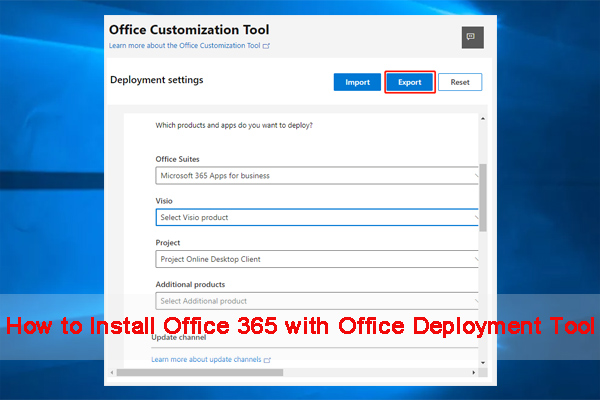 Office Deployment Tool: How to Use It to Install Office 365