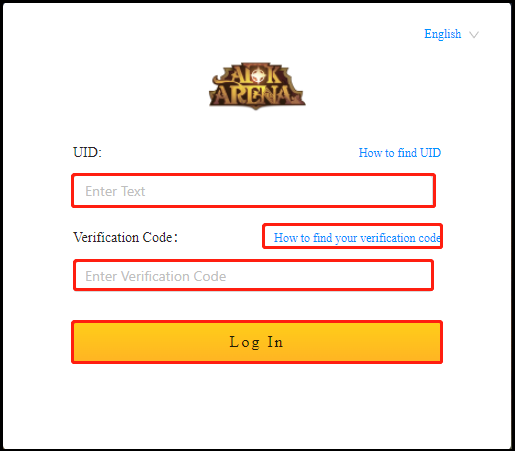 the steps to log in