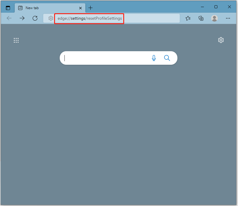 Enter the Settings window