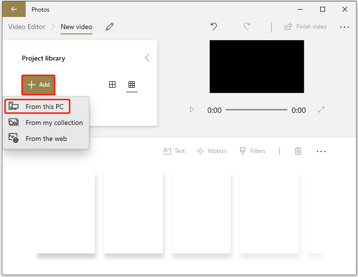add images from this PC