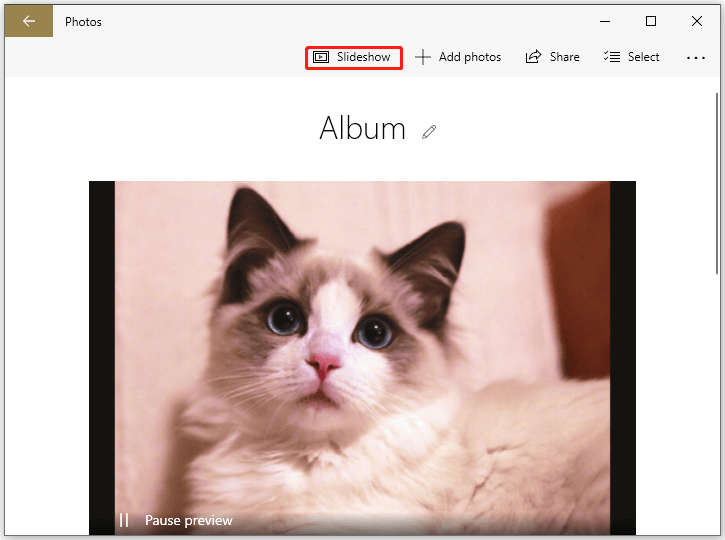 click Slideshow