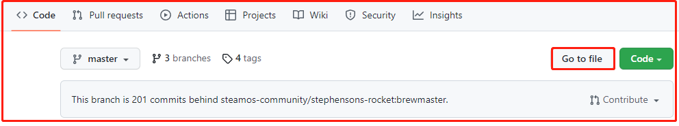 click Go to file