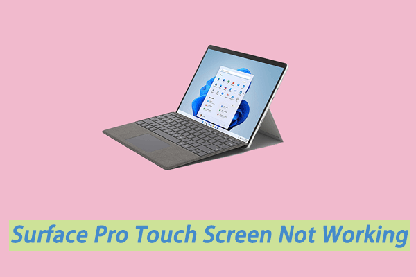 microsoft surface go touch screen not working