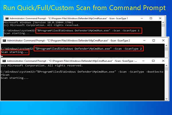 Open/Run/Use Windows Defender from Command Prompt (Guide in 2023)