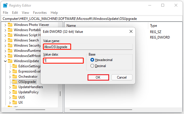 Create a new key